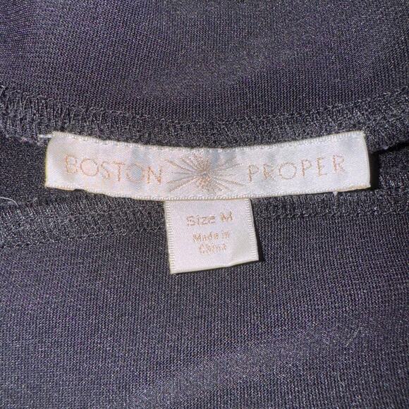 Boston Proper Black Travel (no wrinkle) Knee length Skirt Sz Medium - Picture 3 of 5